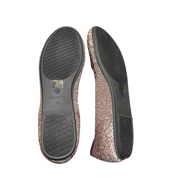 Rothy’s The Flat Desert Metallic Limited Edition Women’s Size 10 - Picture 8 of 9